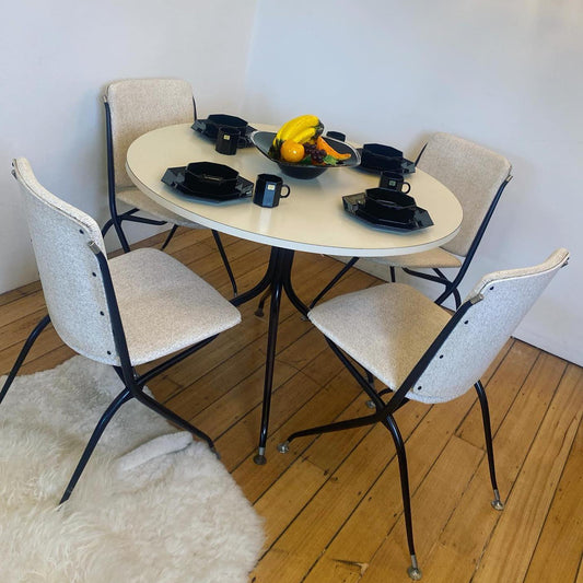 FEATHERSTON / Arabesque 1950's Dining Setting by Aristoc Industries