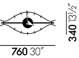 VITRA / Eye Clock by George Nelson, c1950s