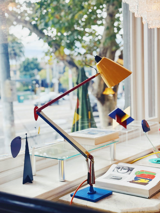 PLANET / Vintage Studio K Desk Lamp w/custom multicolour paintwork