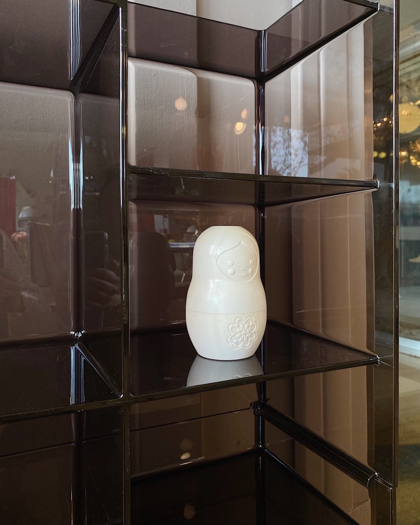 KARTELL / Transparent Smoke Sound Rack Storage Unit by Ludovica + Roberto Palomba