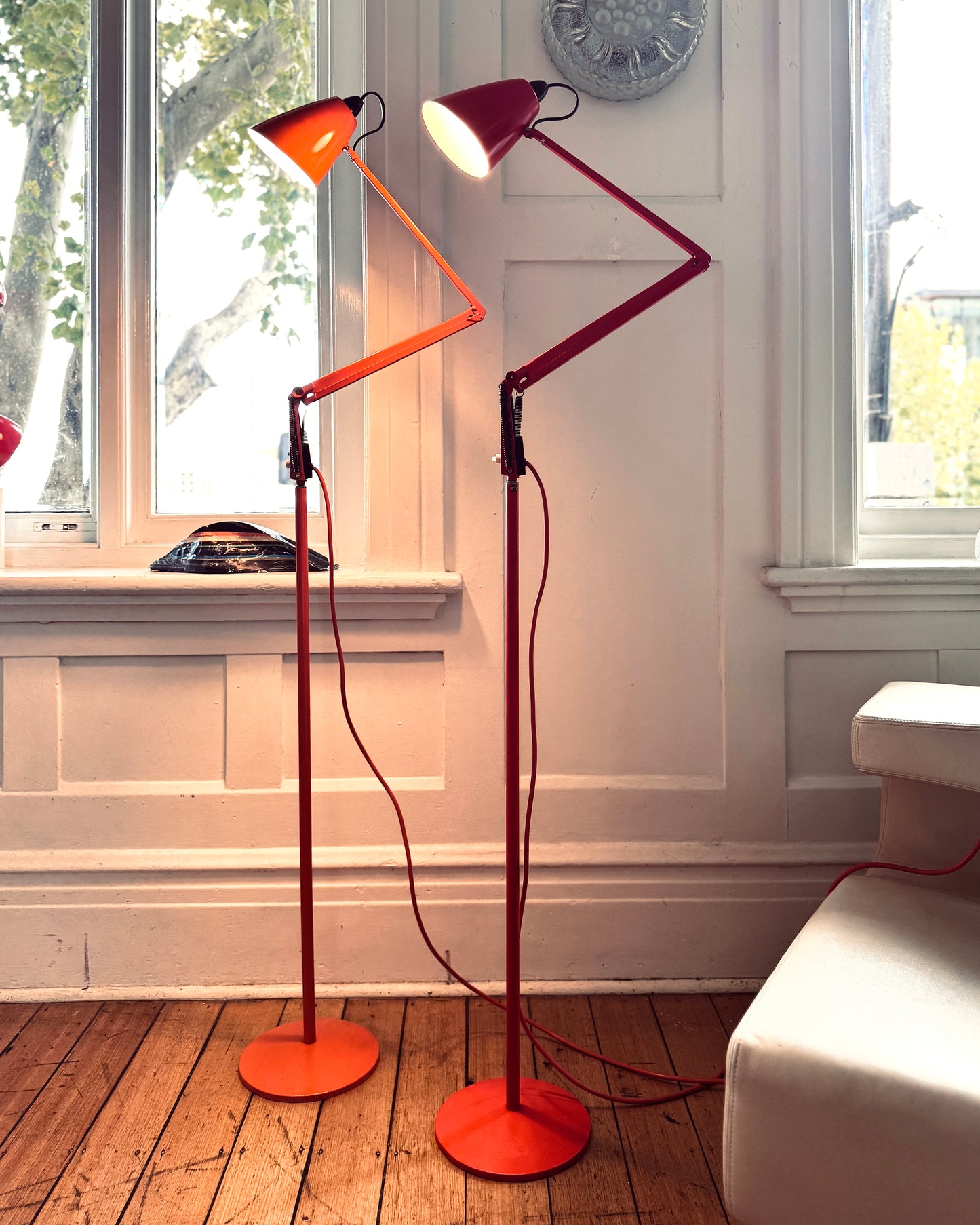 VINTAGE / Planet Aust. Studio K Floor Lamp - Blood Orange