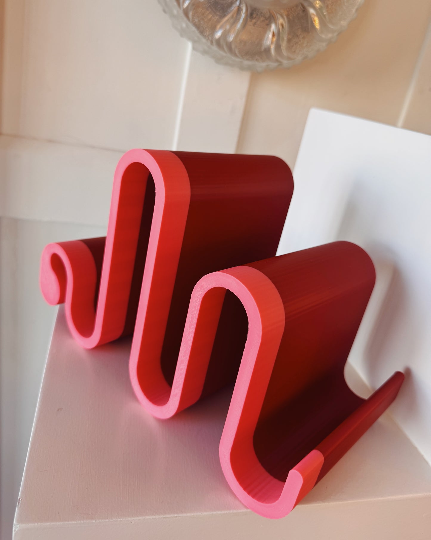 PRIMARY RESIDENCE / Apostrophus Bookstand Large - Burgundy & Pink