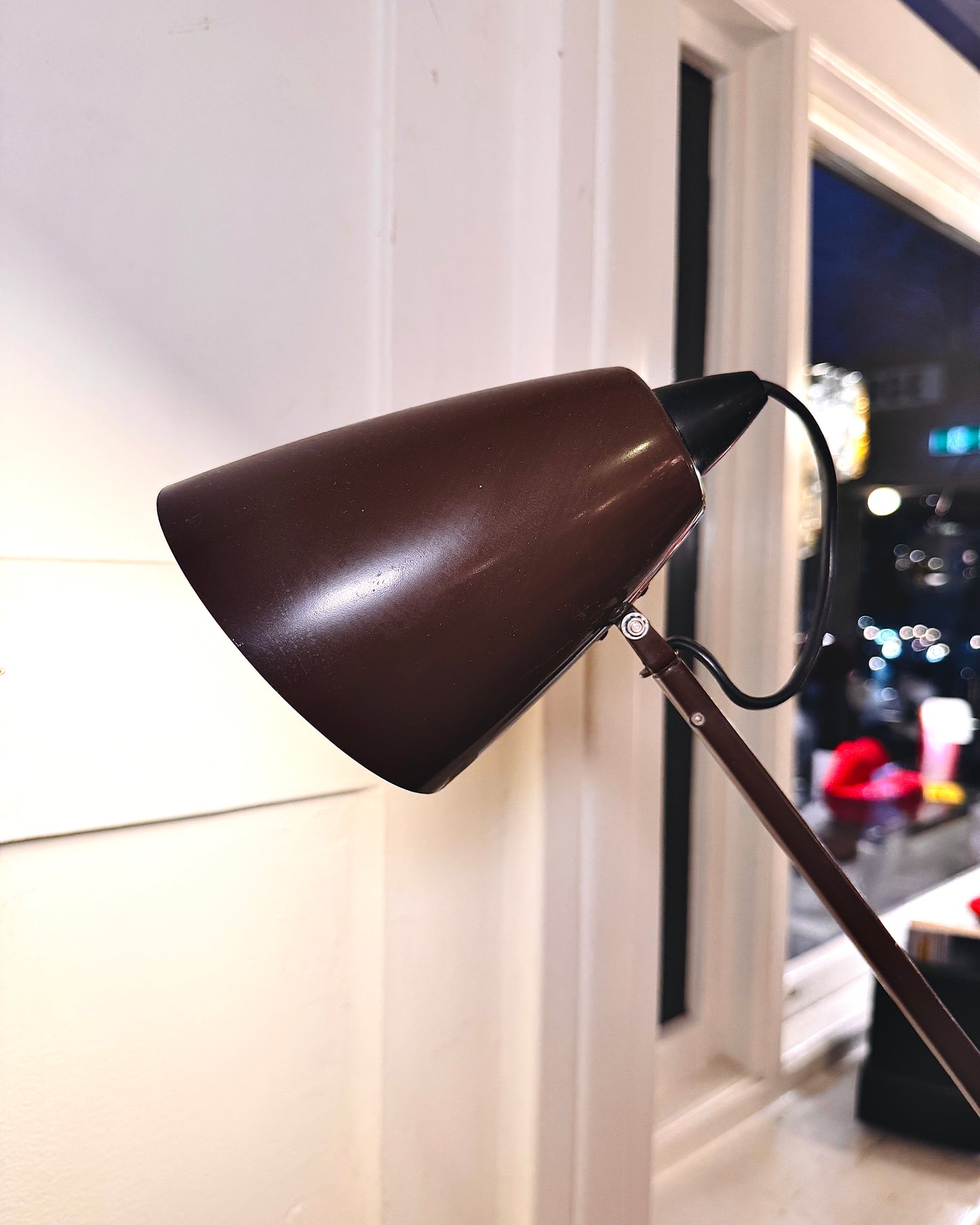 VINTAGE / Planet Aust. Studio K Floor Lamp - Chocolate