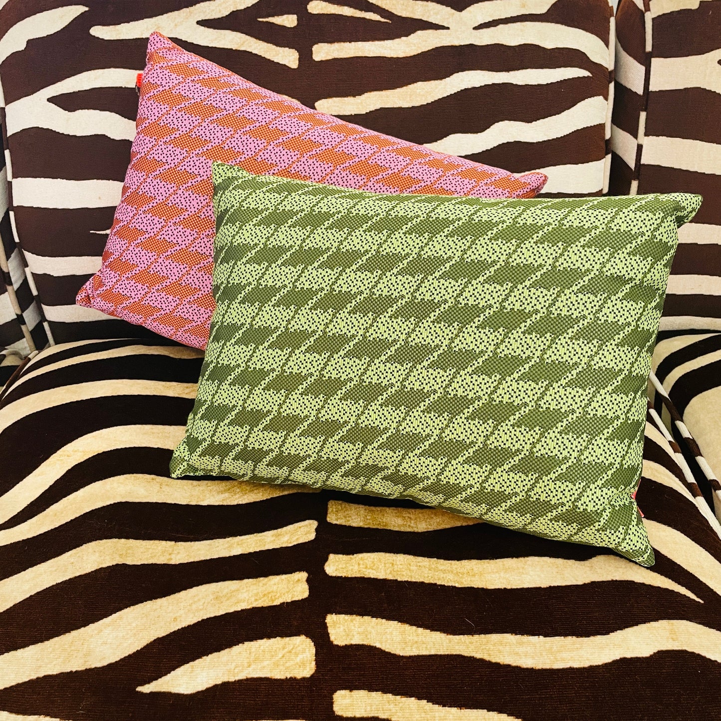 VITRA x MAHARAM / Repeat Classic Houndstooth Pillow/Cushion by Hella Jongerius