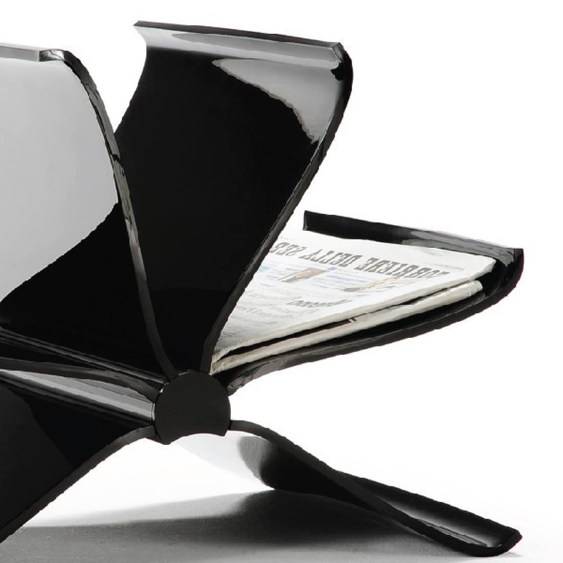KARTELL / Front Page Black Magazine Rack