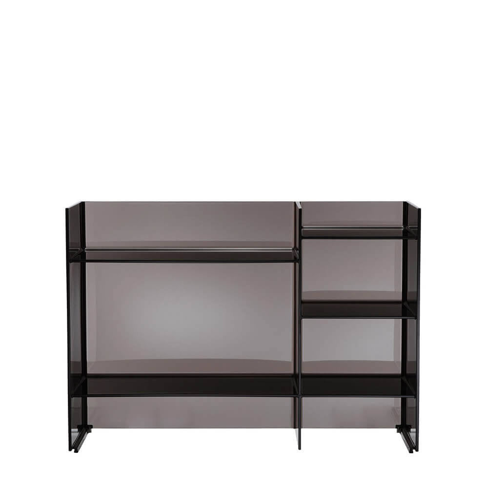 KARTELL / Transparent Smoke Sound Rack Storage Unit by Ludovica + Roberto Palomba