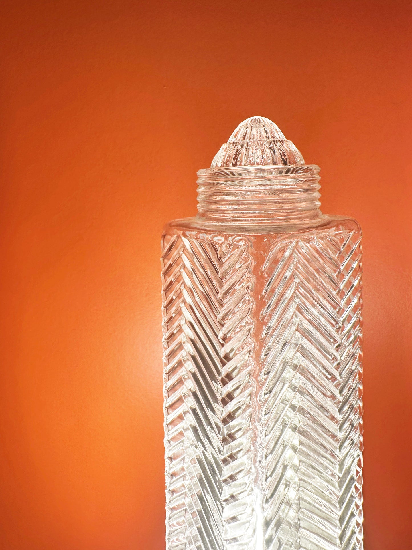 ART DECO / 1930s Glass Skyscraper Lamps