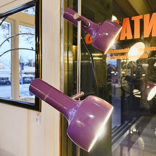 OSLO AUSTRALIA / Dual Head Floor Lamp - Purple