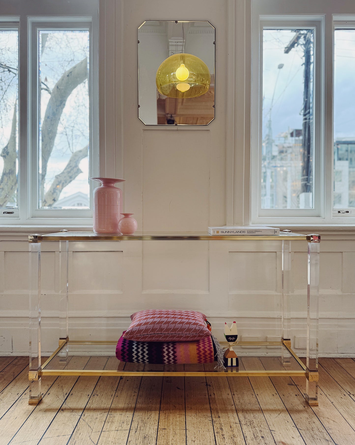 PIERRE VANDEL / Lucite Console