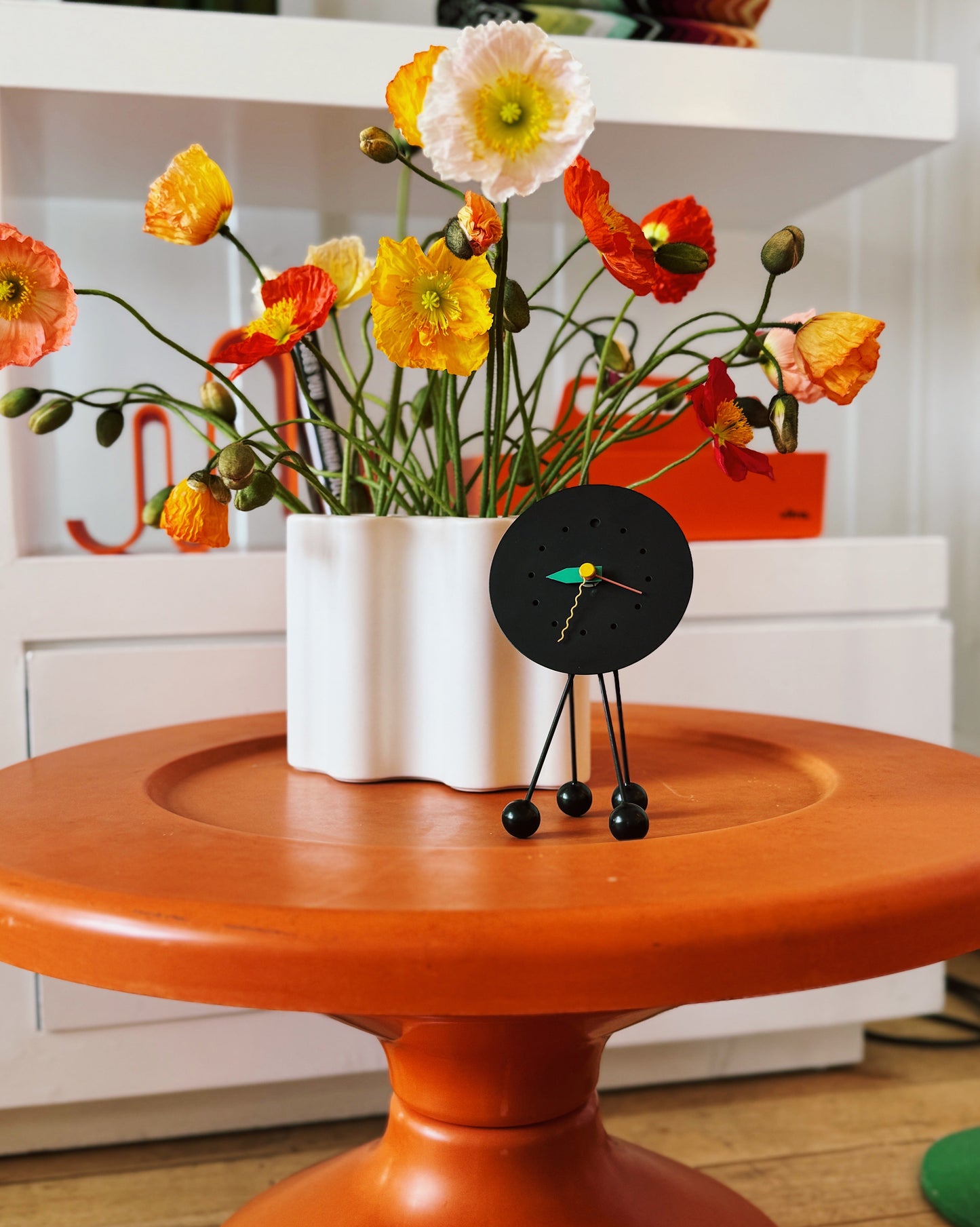 POST MODERN / 1980s Shohei Mihara desk clock by Wakita, JAPAN