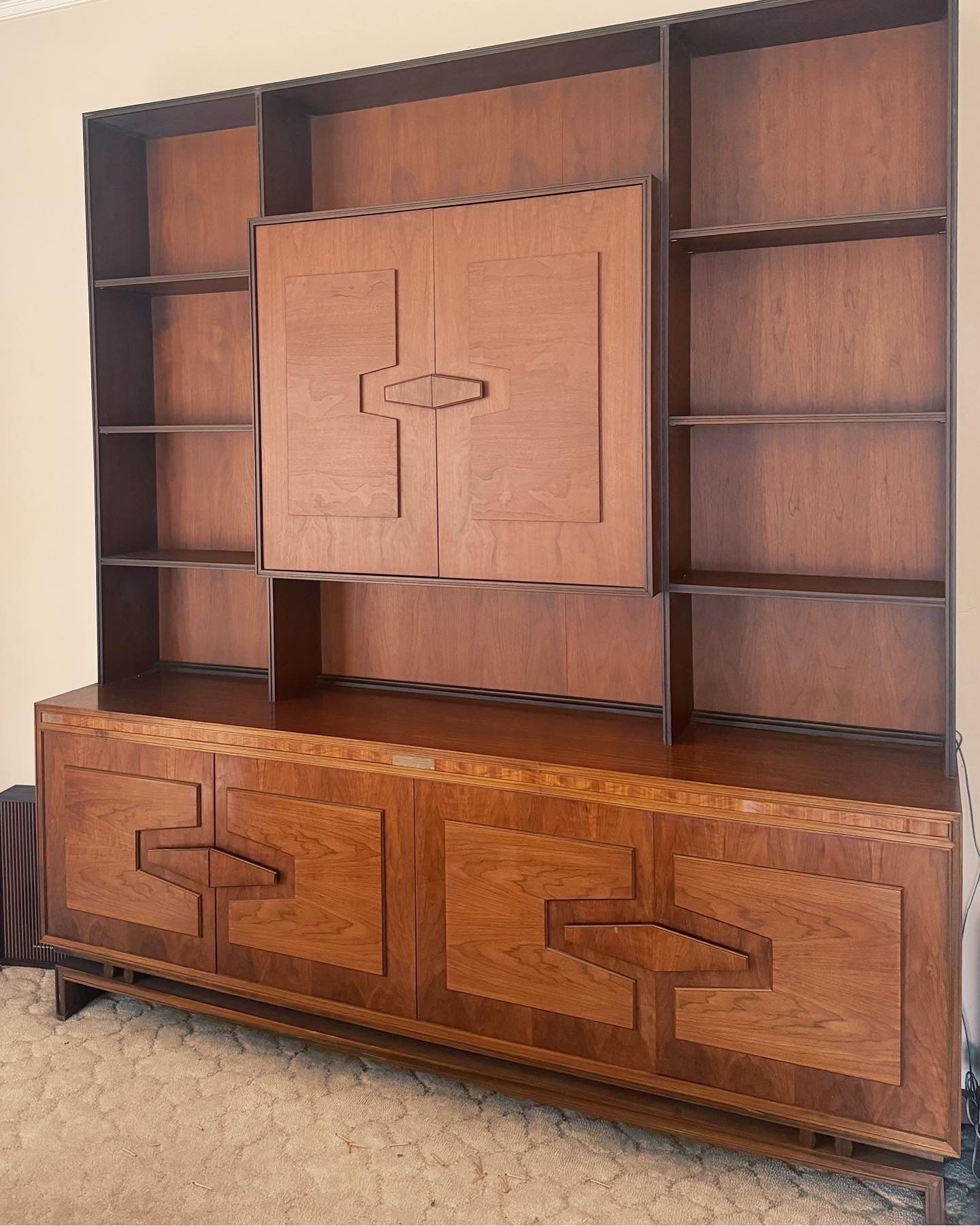 RUDOWSKI / 1960s Bespoke Teak Hutch Cabinet