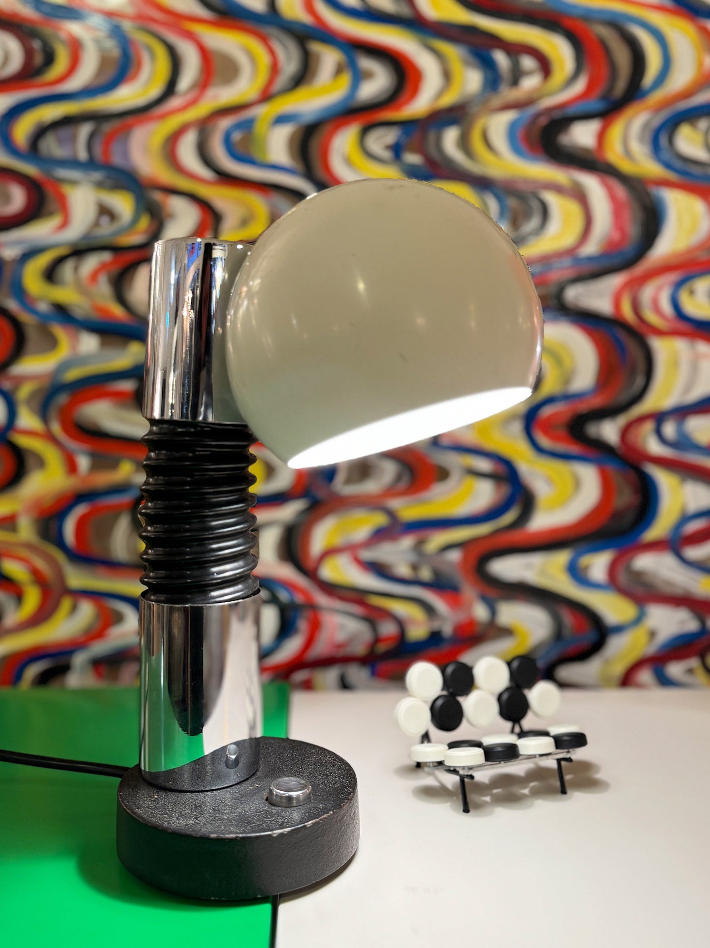 VINTAGE / Italian Gooseneck Table Lamp
