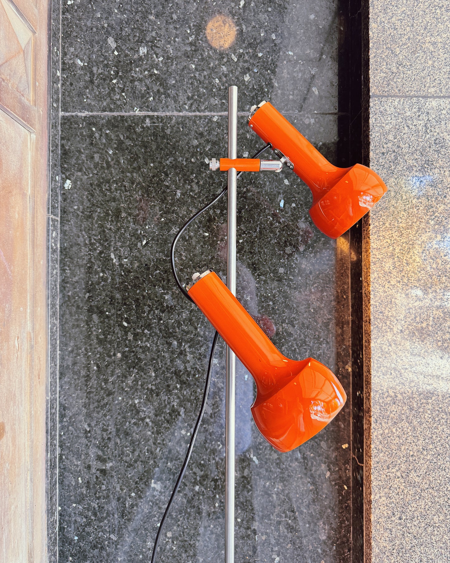 OSLO AUSTRALIA / Dual Head Floor Lamp - Orange