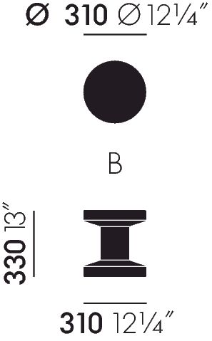 VITRA / Cork Family Stool By Jasper Morrison, 2004 - Model B