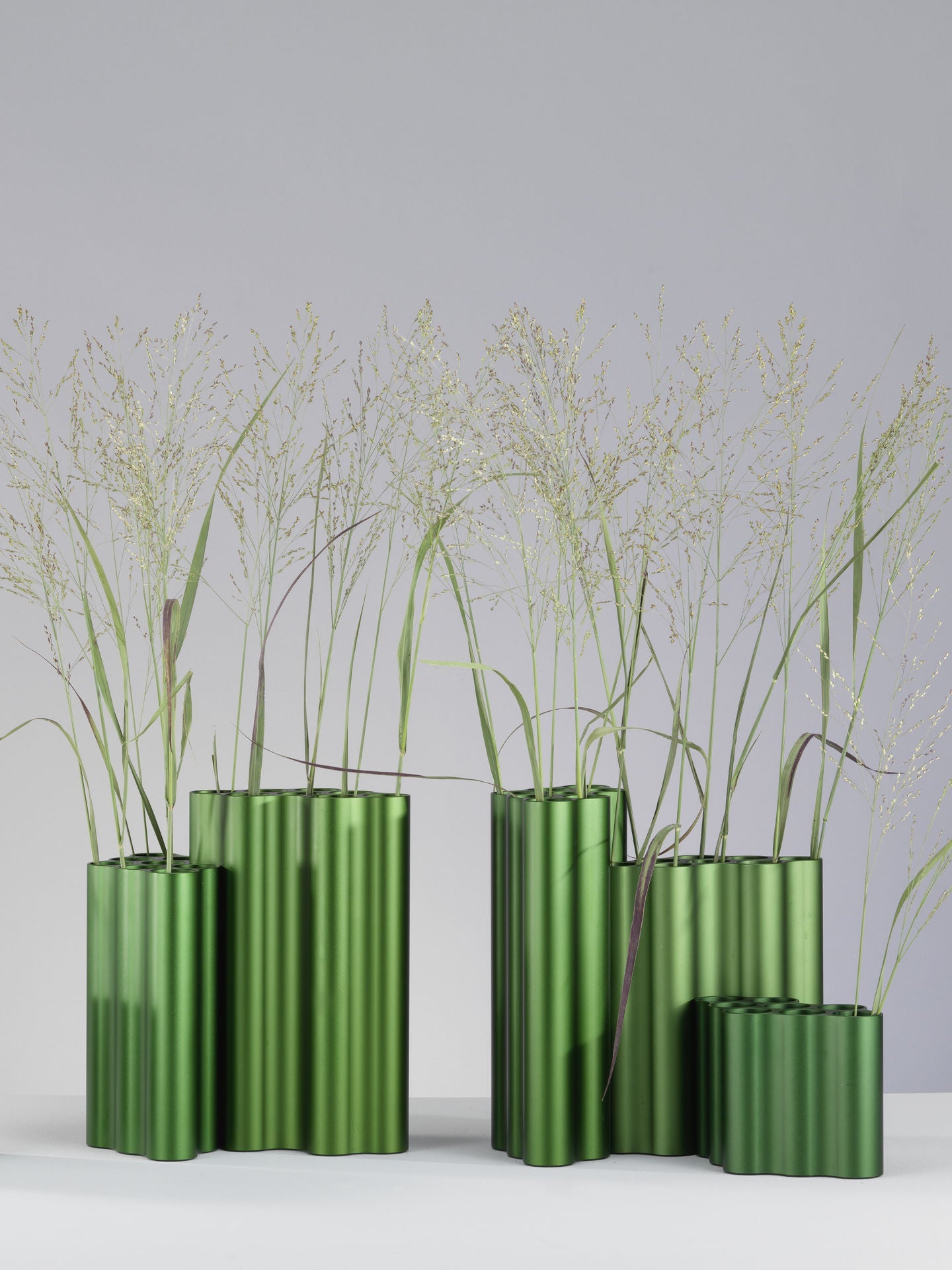 VITRA / Nuage Vases in Ivy Green By Ronan and Erwan Bouroullec