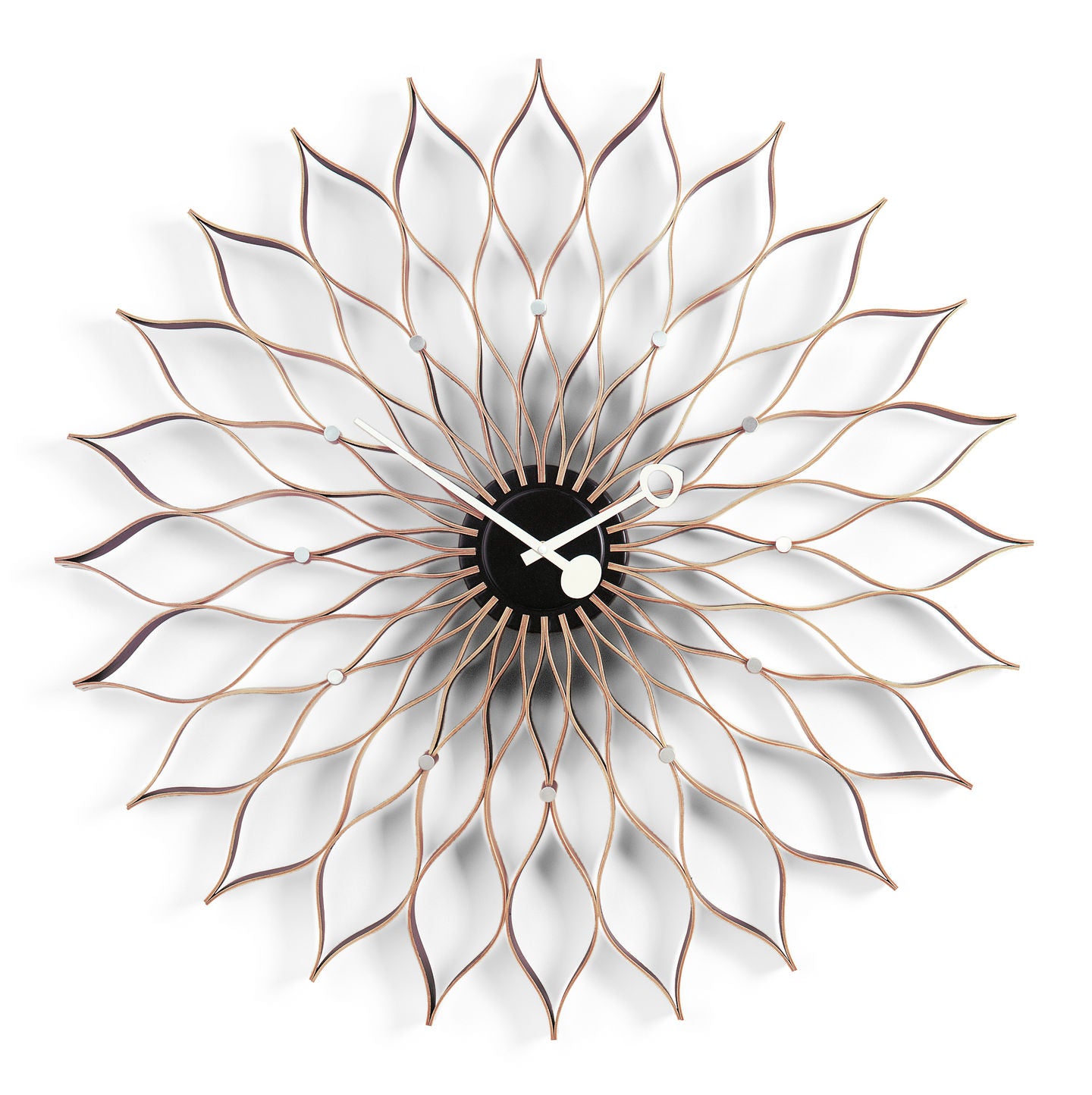 VITRA / Sunflower Clock by George Nelson - Black Birch