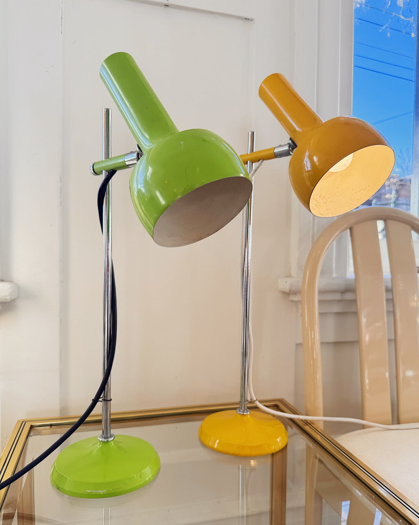 OSLO / 1960s Lime 🍋‍🟩 Desk Lamp