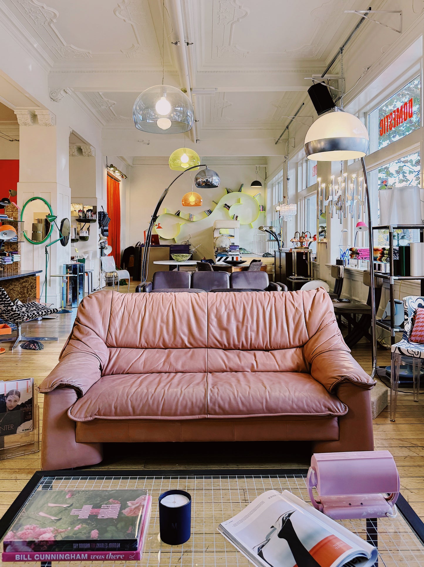 VINTAGE / Italian Post Modern Sofa - Dusty Pink