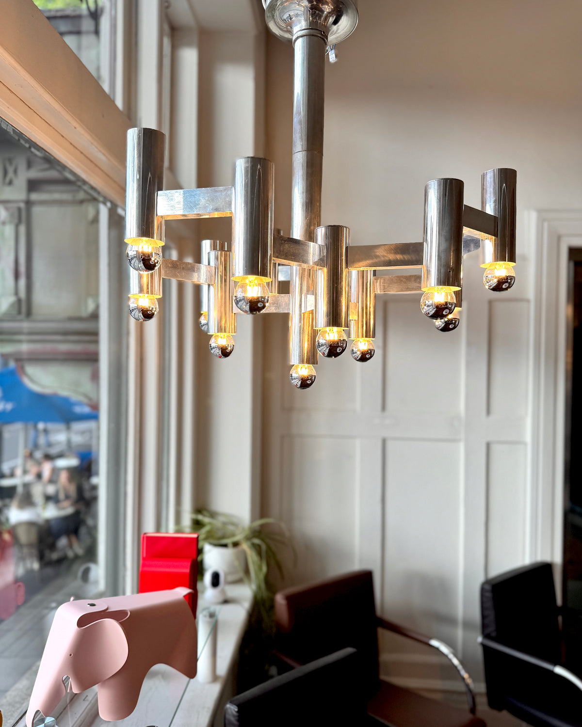 VINTAGE / Gaetano Sciolari Candelabra Chandelier