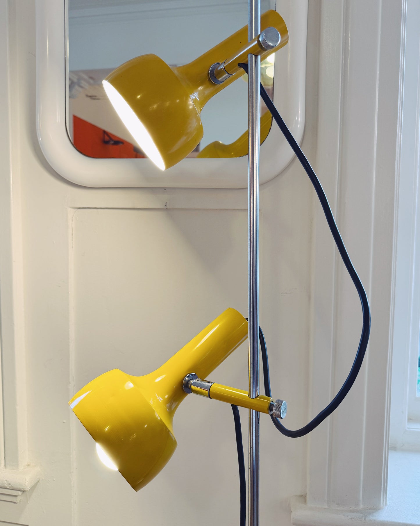 OSLO AUSTRALIA / Dual Head Floor Lamp - Yellow