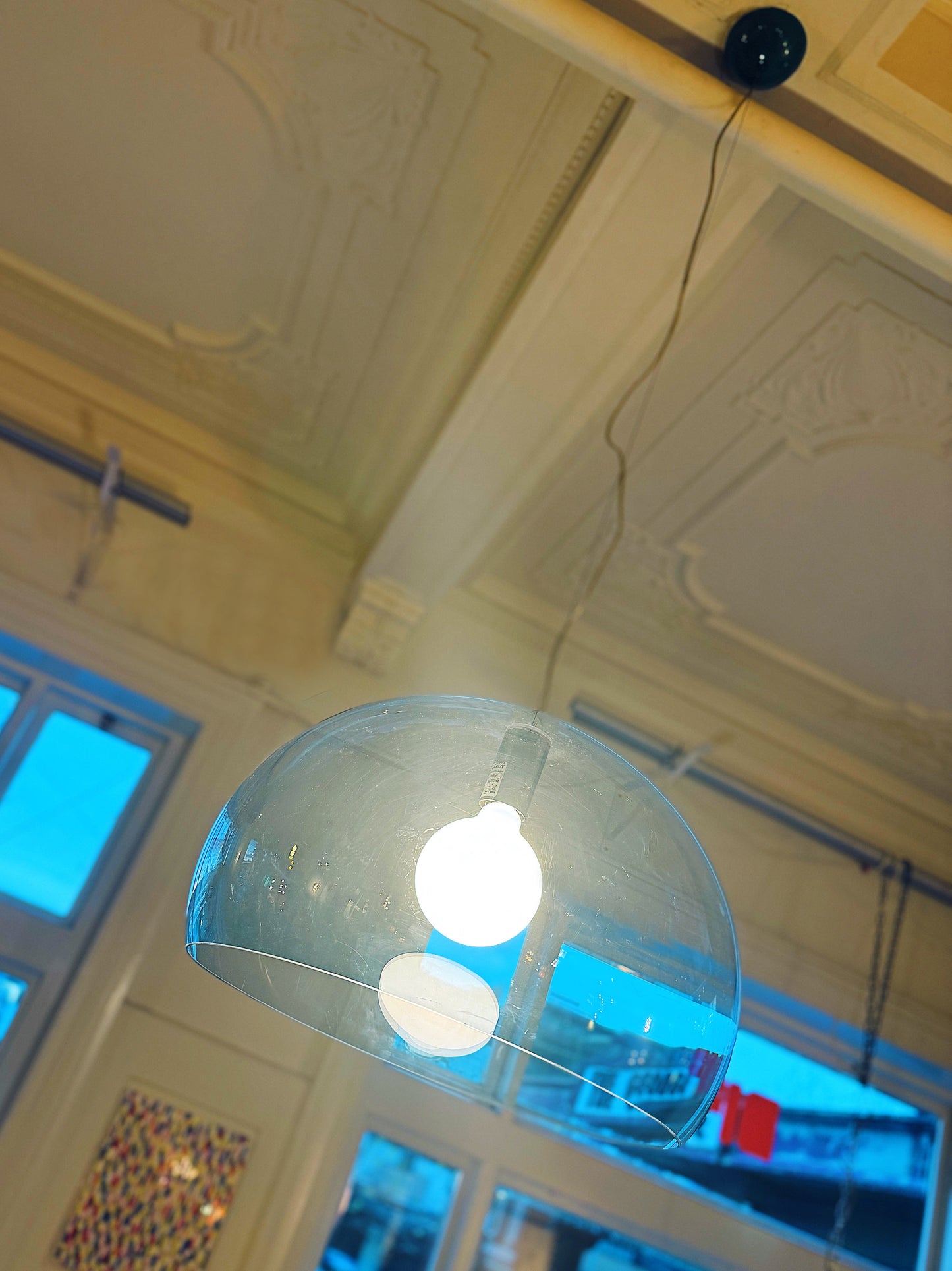 KARTELL  / FL/Y Cloud Blue Pendant Lamp by Ferruccio Laviani