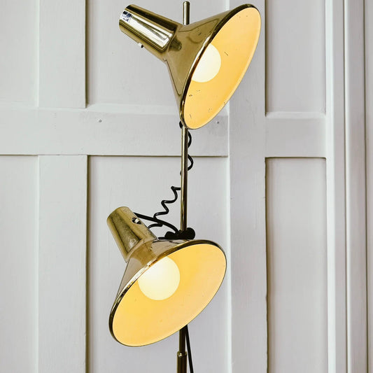 PLANET / Golden Model P Twin Spot Floor Lamp