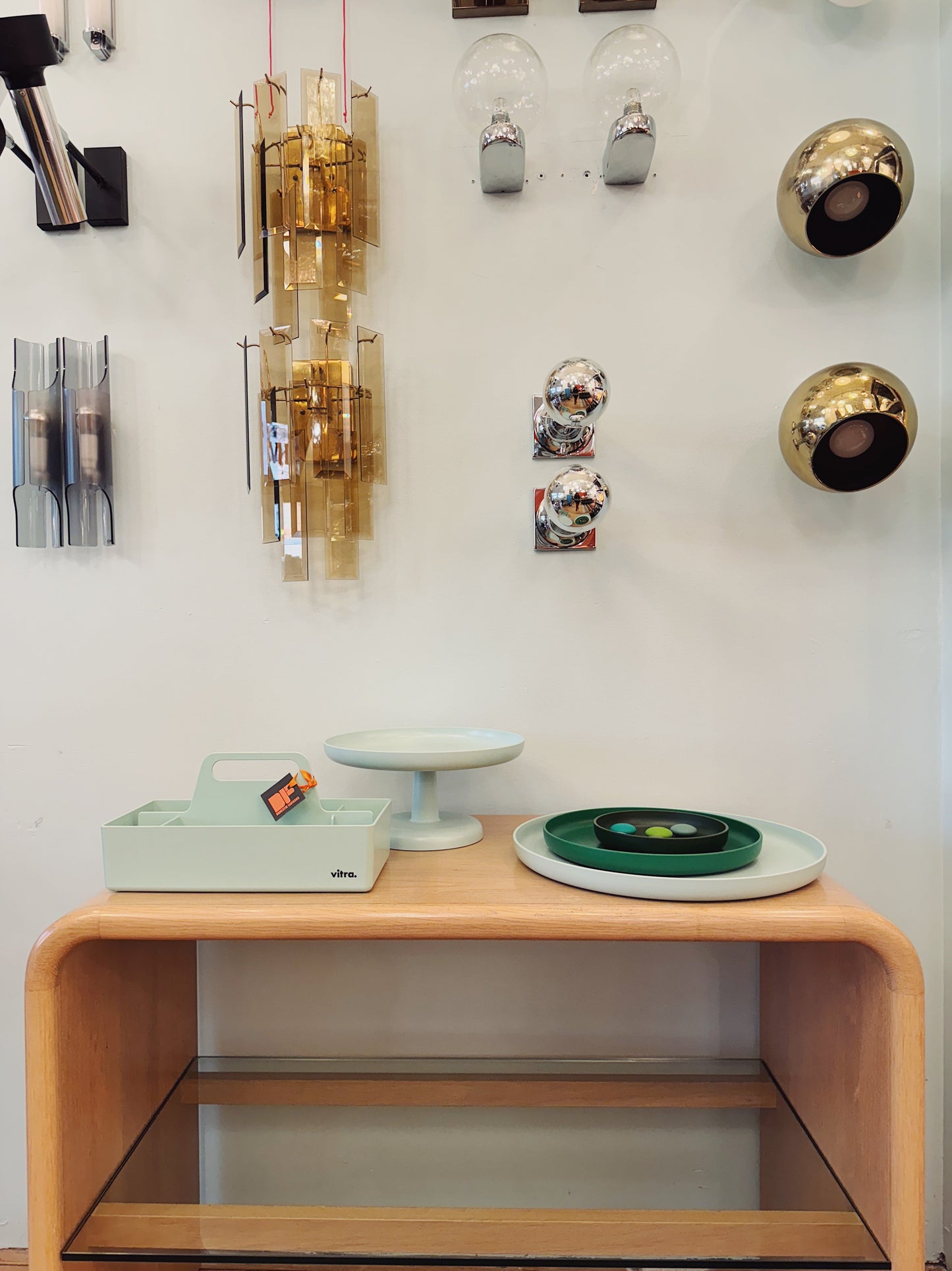 CATT / Custom 1980s Blond Wood Console