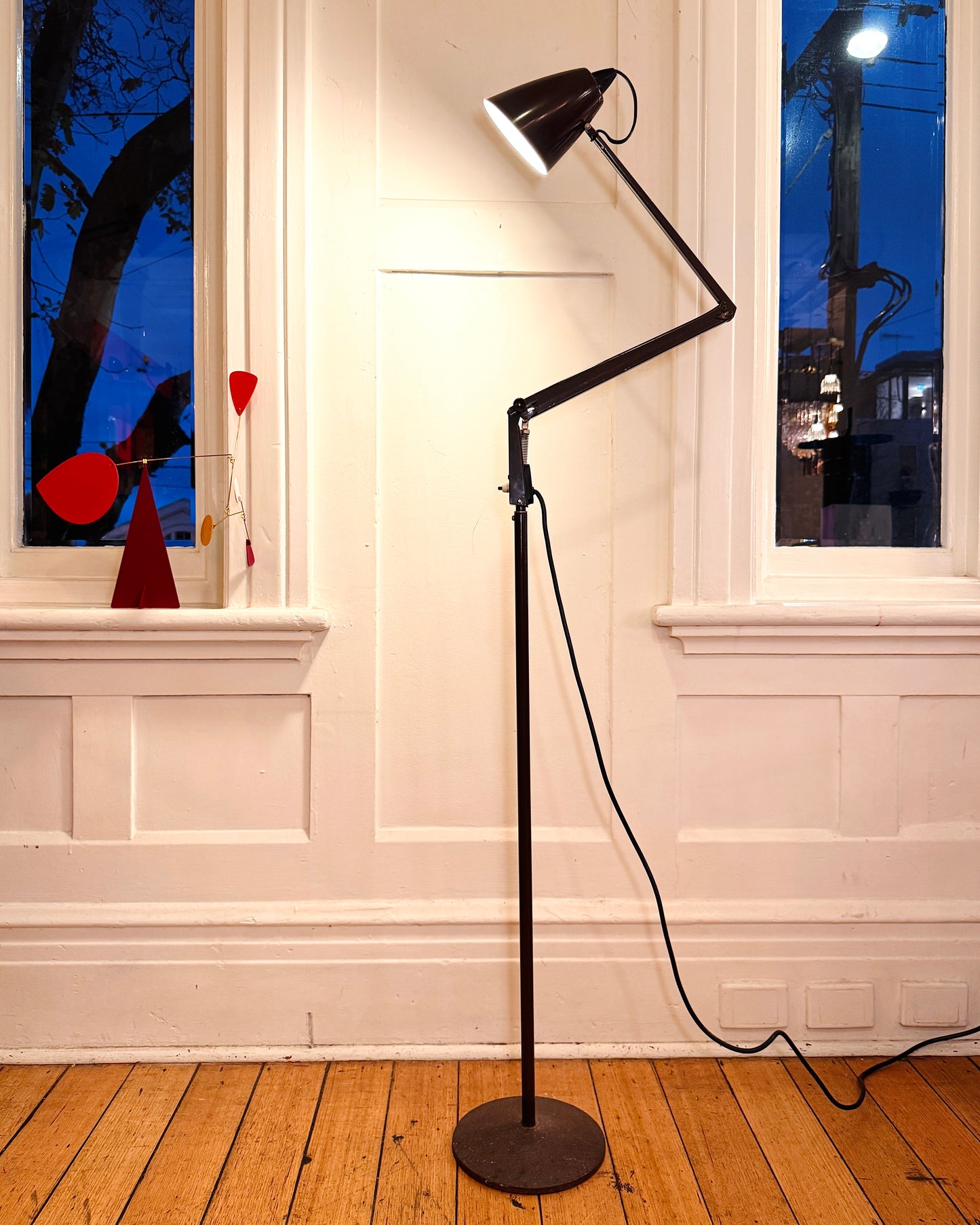 VINTAGE / Planet Aust. Studio K Floor Lamp - Chocolate
