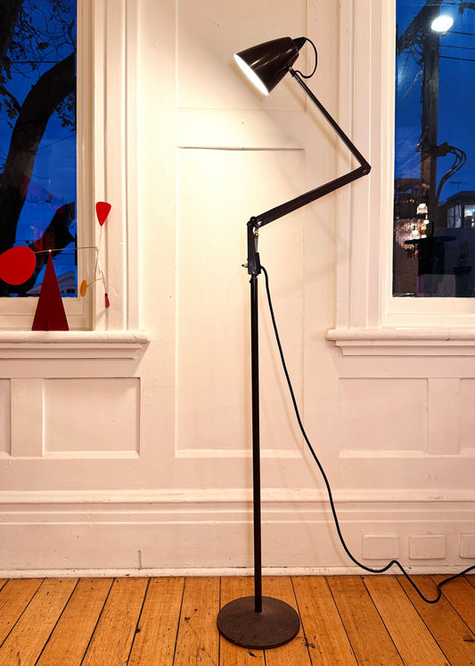 VINTAGE / Planet Aust. Studio K Floor Lamp - Chocolate