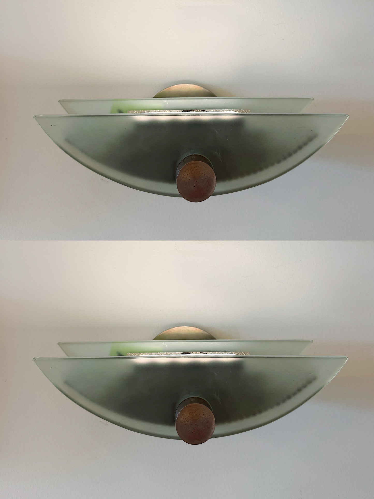 POST MODERN / 1980s Wall lights by Pierre Lallemand