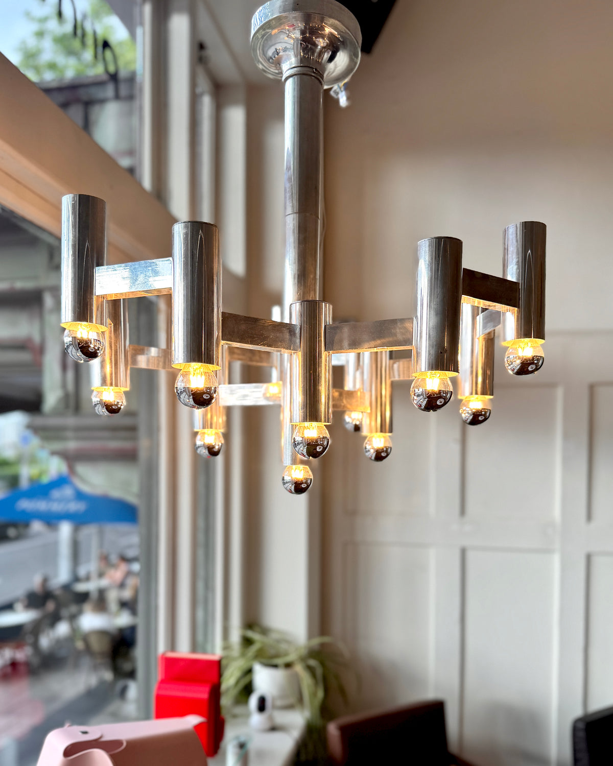 VINTAGE / Gaetano Sciolari Candelabra Chandelier