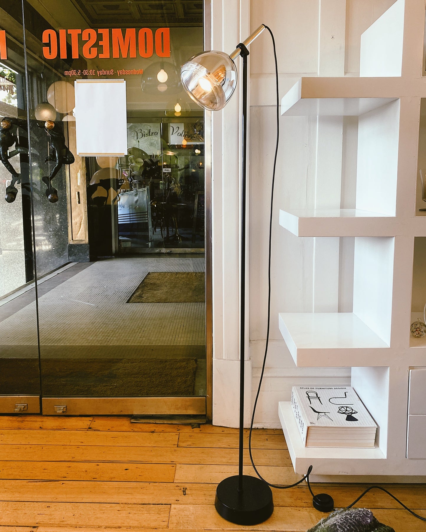LIGNE ROSET / Chrome Bell Floor Lamp