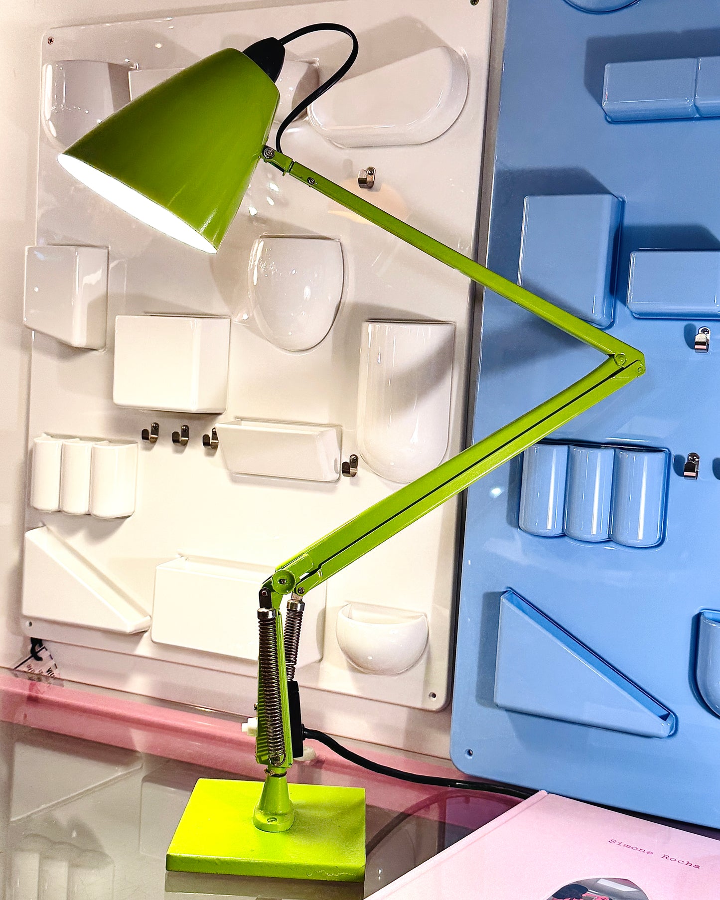 VINTAGE / Planet Aust. Studio K Desk Lamp - Lime