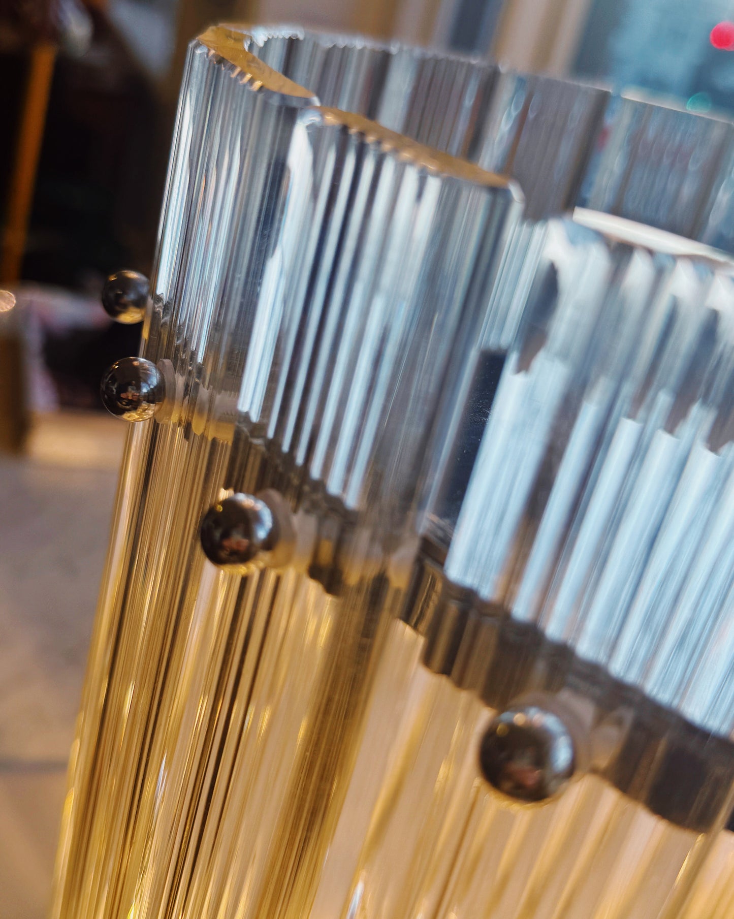 VENINI / Nastri Crystal Glass Table Lamp