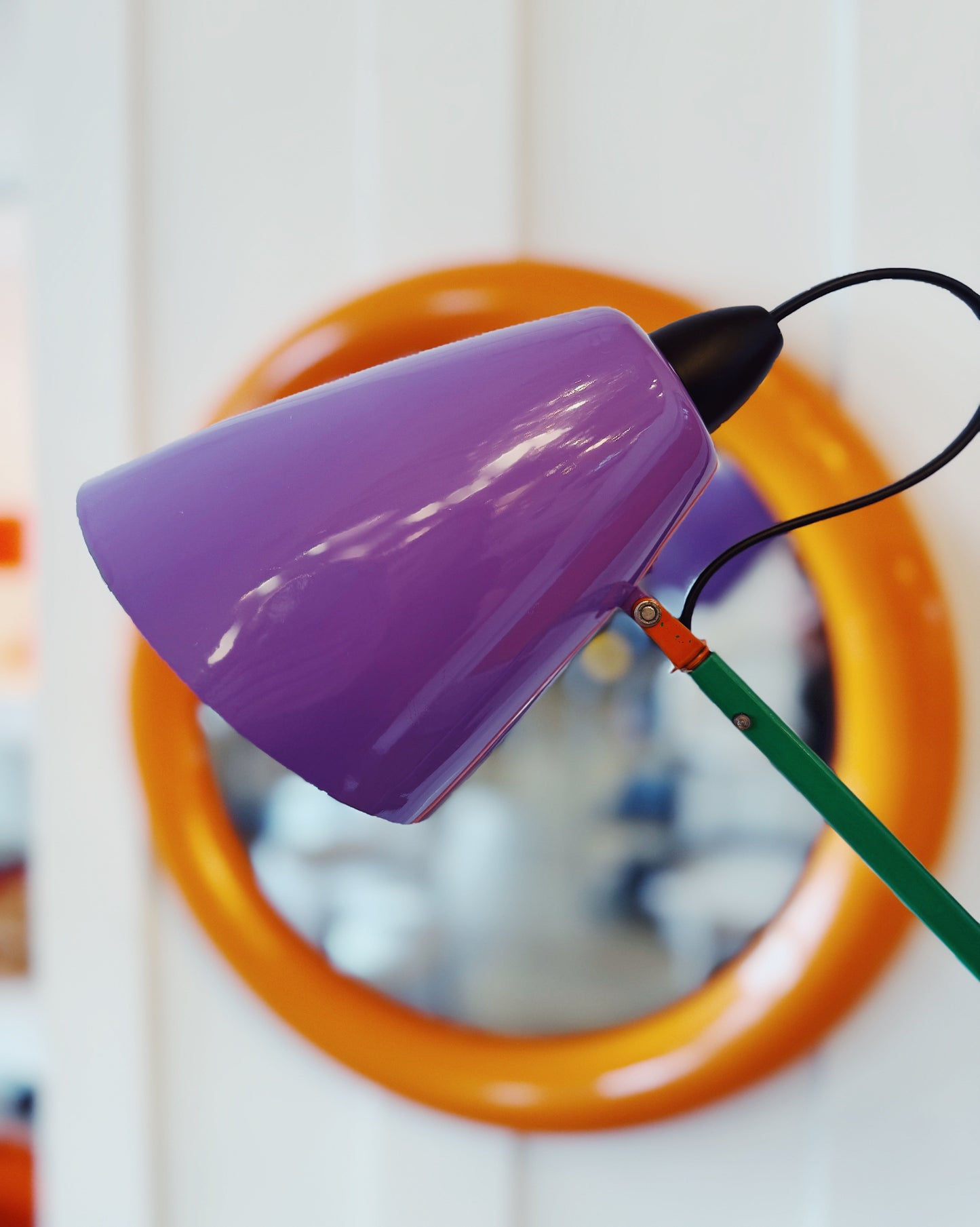 PLANET / Vintage Studio K Desk Lamp w/custom Secondary Multicolour Paintwork