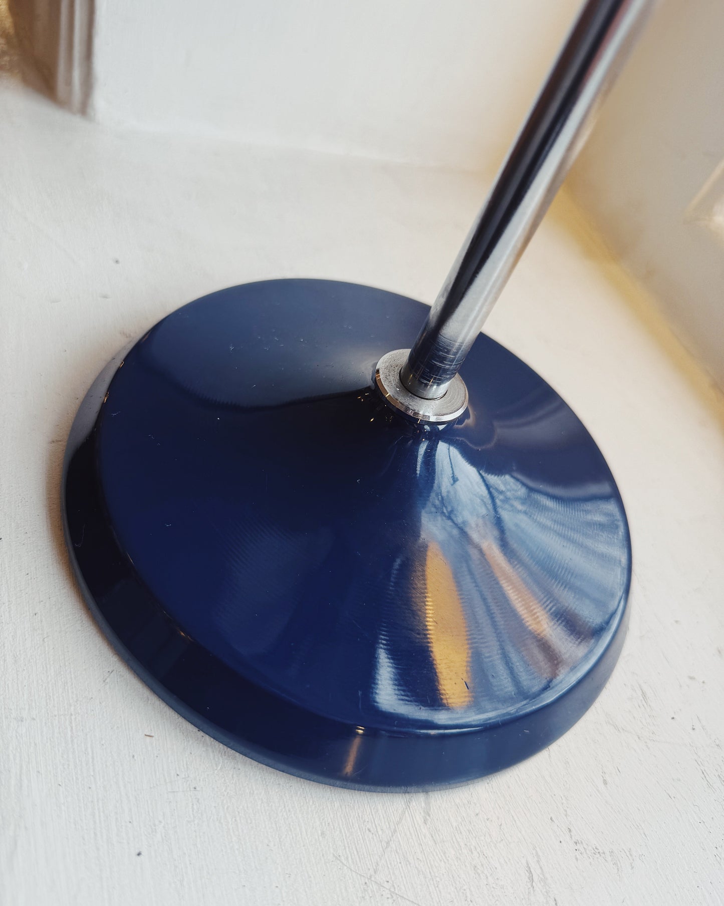 OSLO / 1960s Navy Desk Lamp