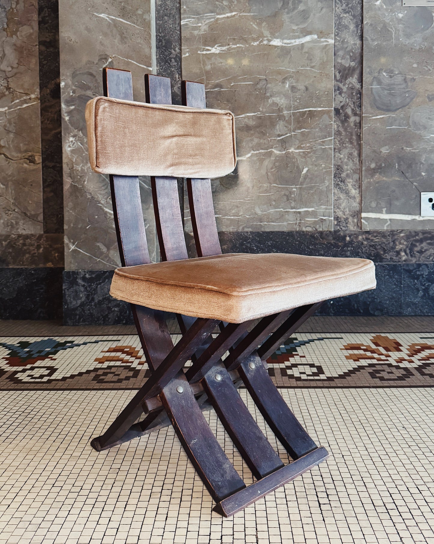 VINTAGE / Harvey Probber Style 'X' Chair 1960s