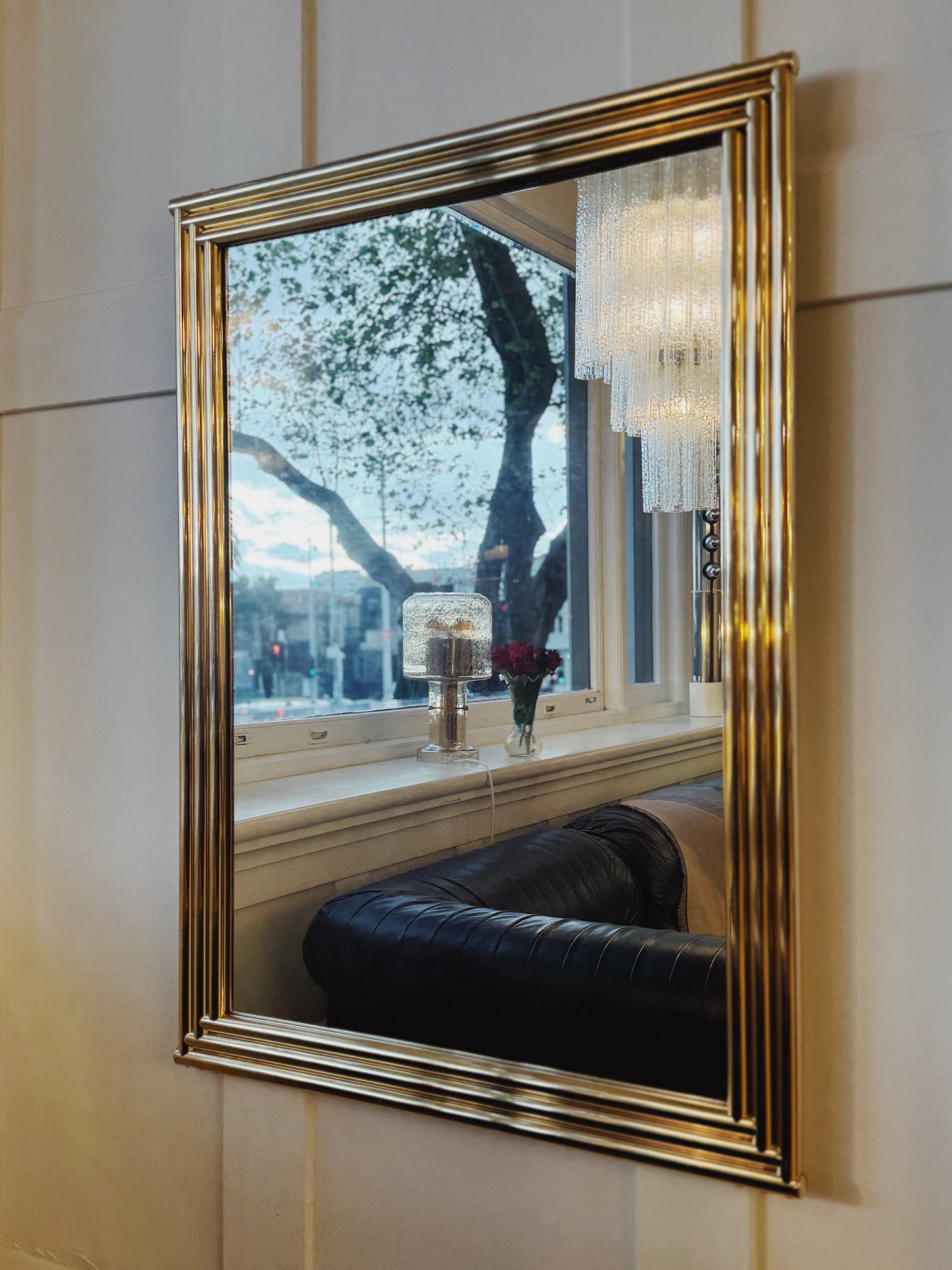 VINTAGE / Italian Gold Frame Mirror