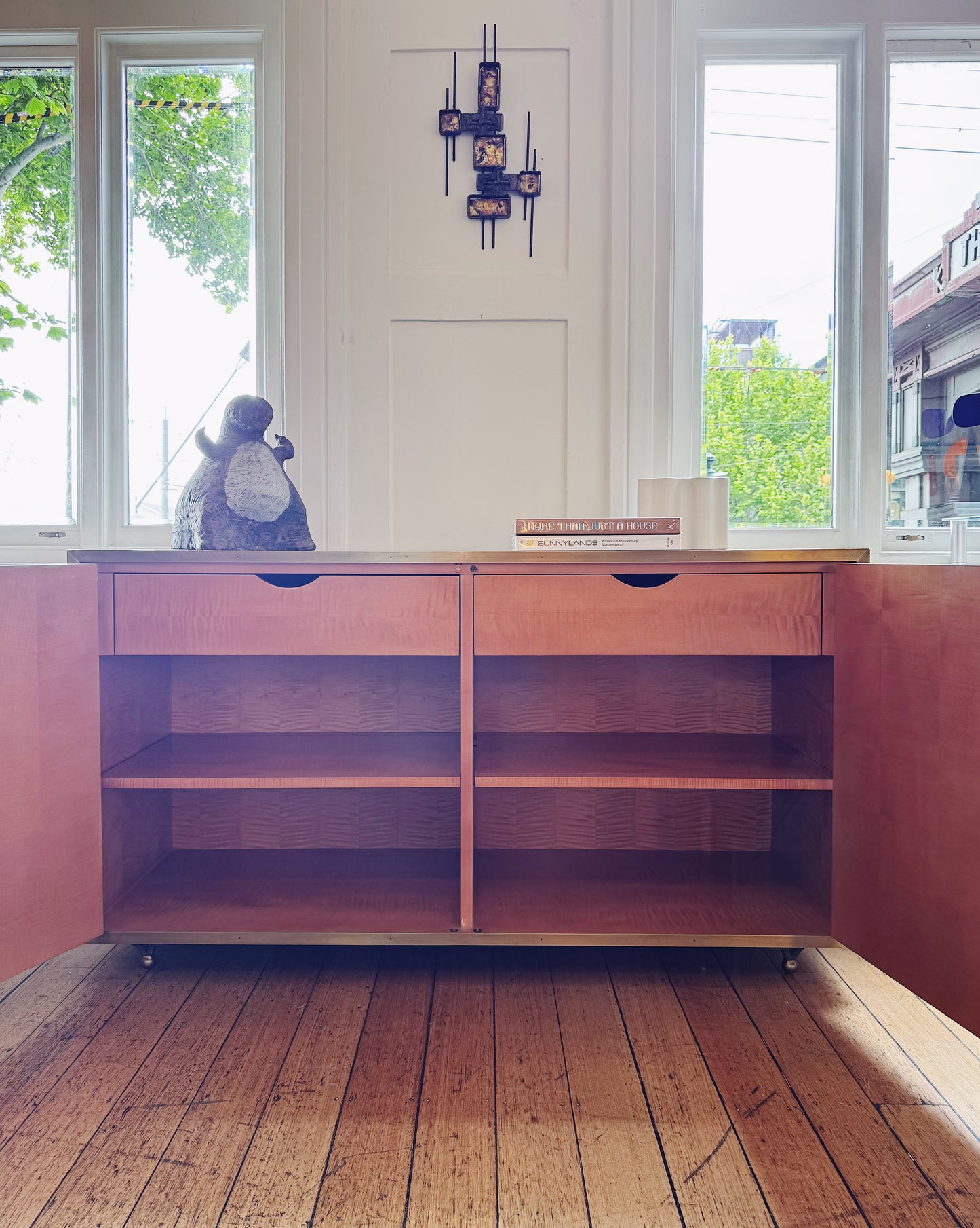 JULIAN CHINCHESTER / Brushed Brass ‘Fry’ Credenza