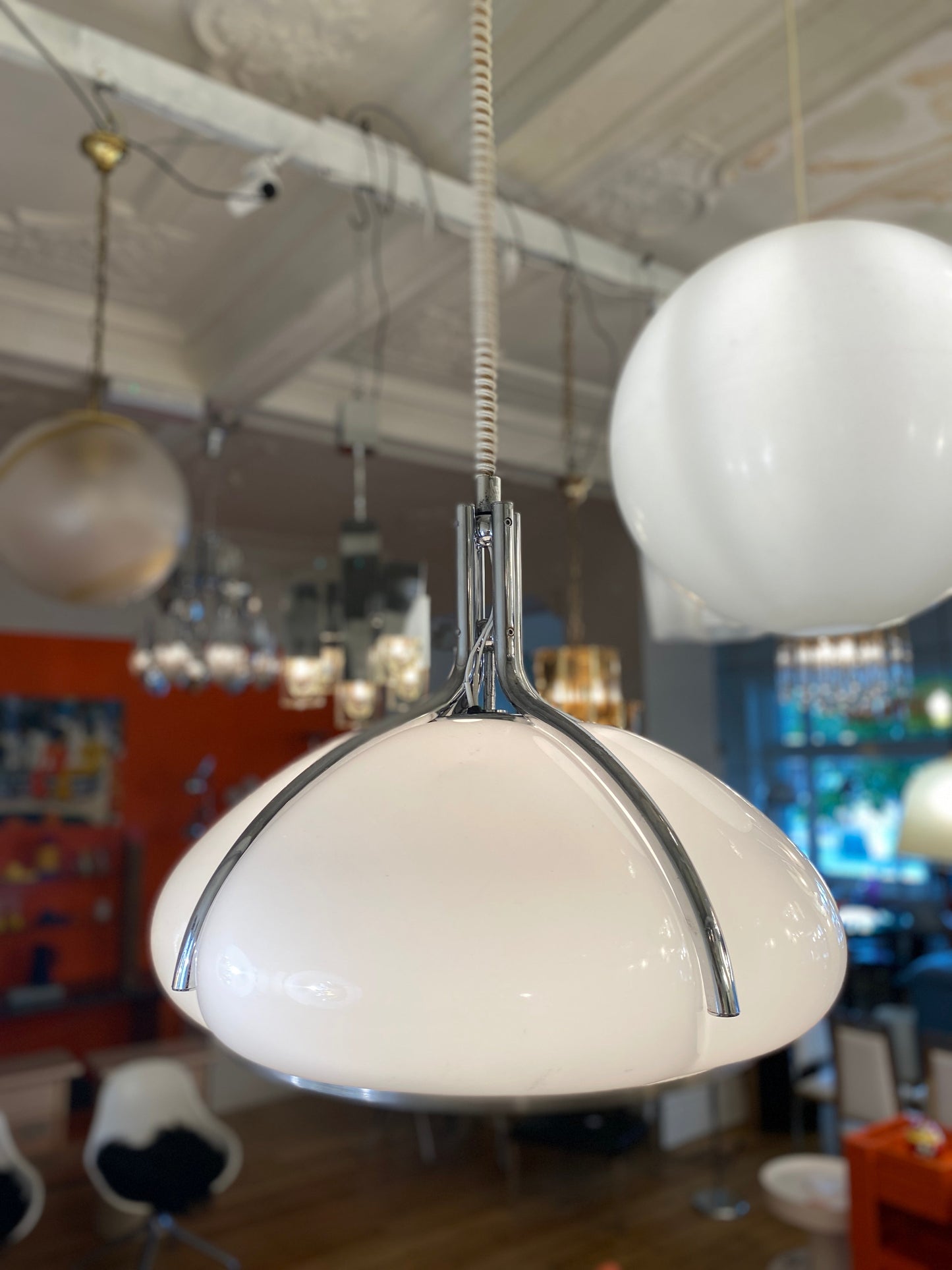 GUZZINI / Quadrifoglio Pendant by Gae Aulenti