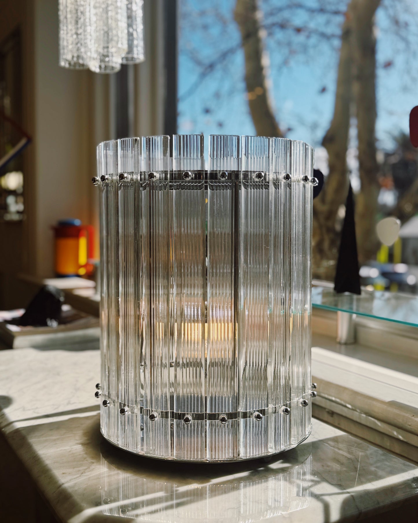 VENINI / Nastri Crystal Glass Table Lamp