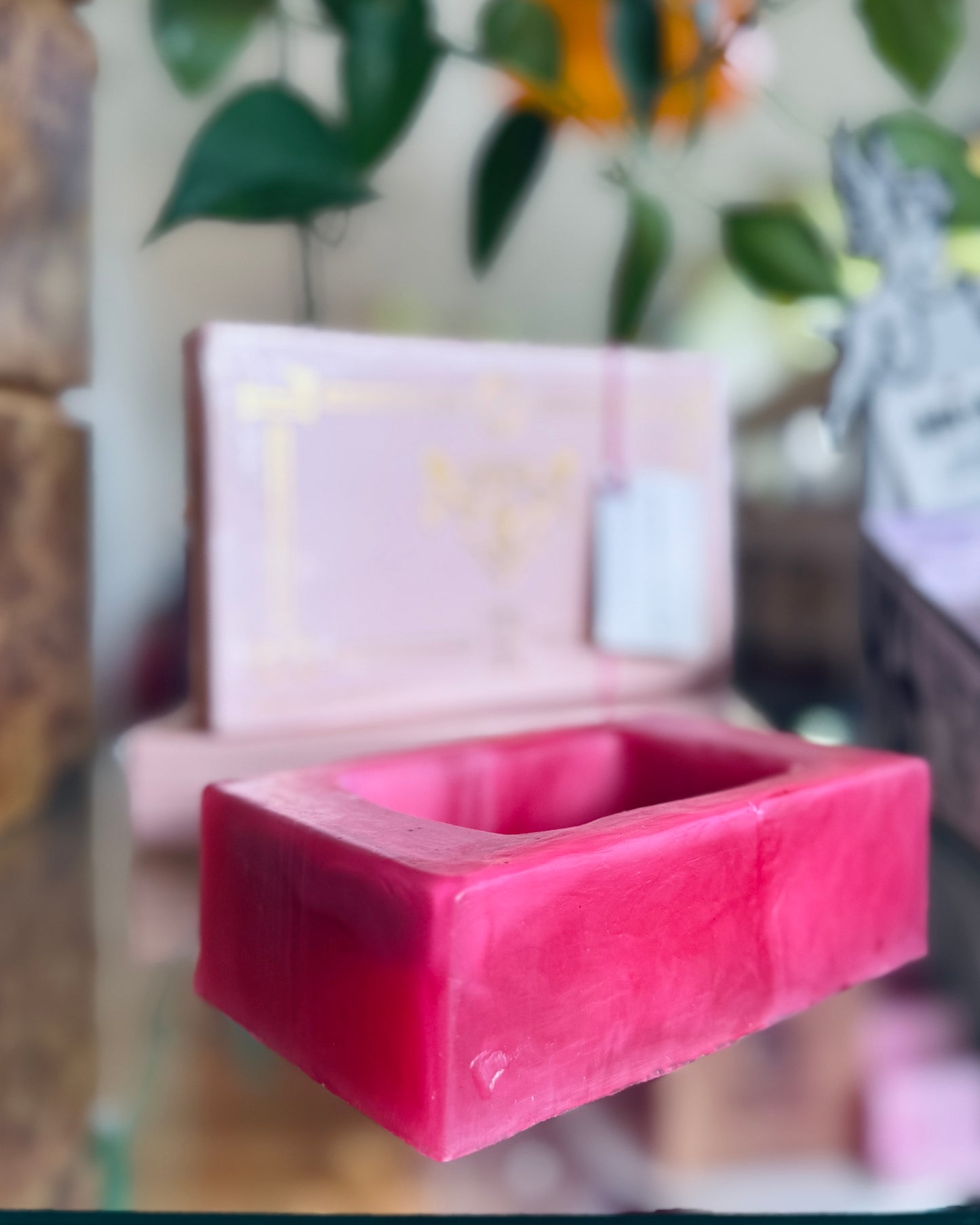 PRIMARY RESINWERKS / House Made Ikebana Vessel - Candy Pink