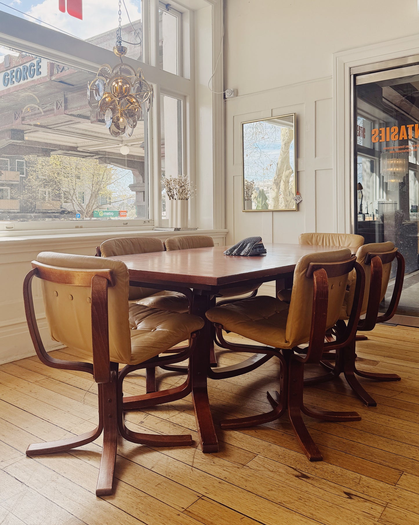 JOE RUFENACHT / 1970s Danish Deluxe Dining Setting