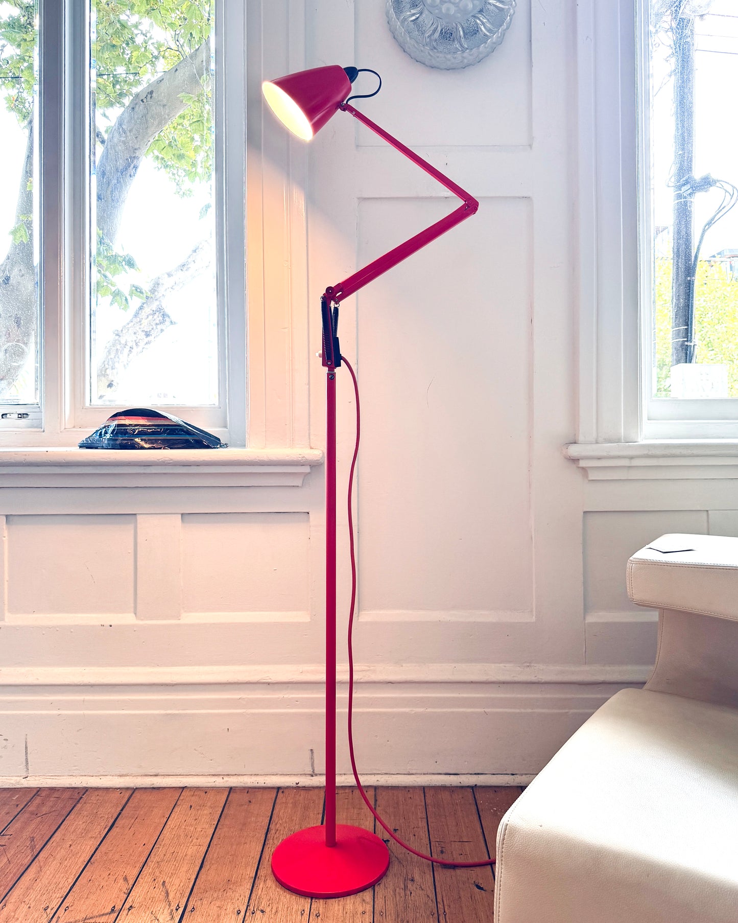 VINTAGE / Planet Aust. Studio K Floor Lamp - Blood Orange
