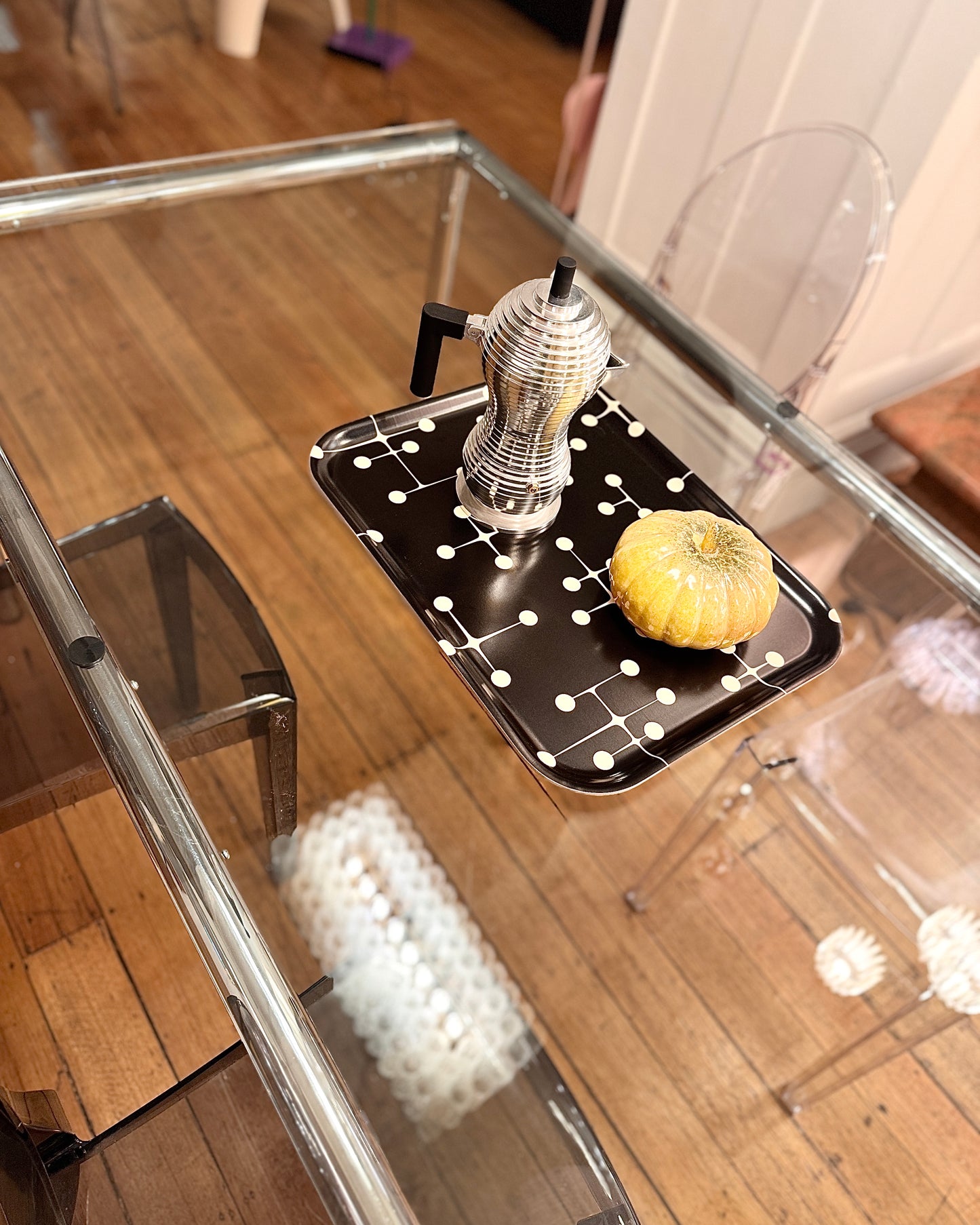 VINTAGE / Tubular Chrome Dining Table
