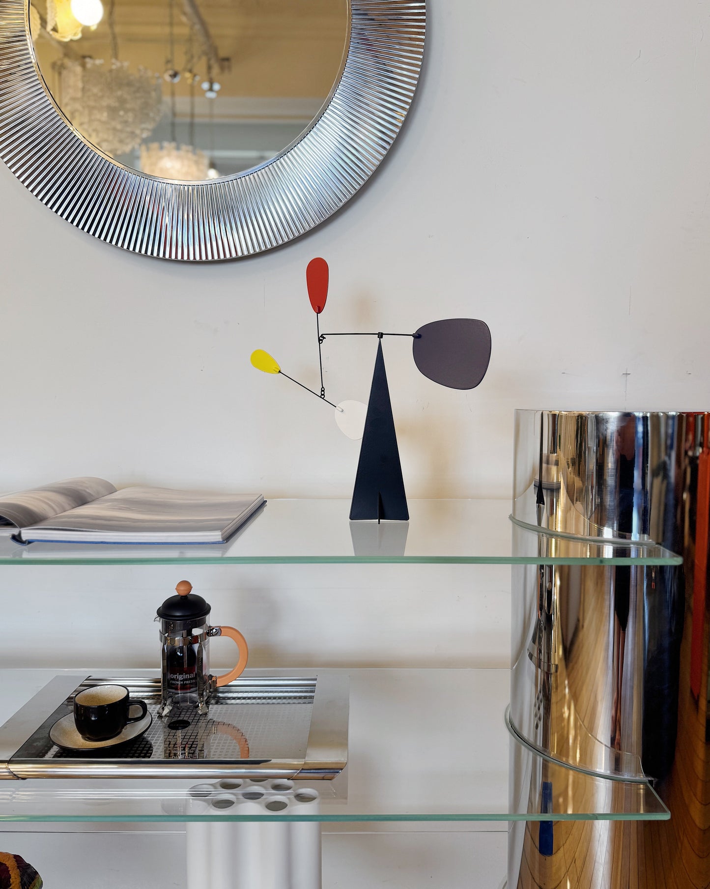 CHROME / Space Age Style Shelving