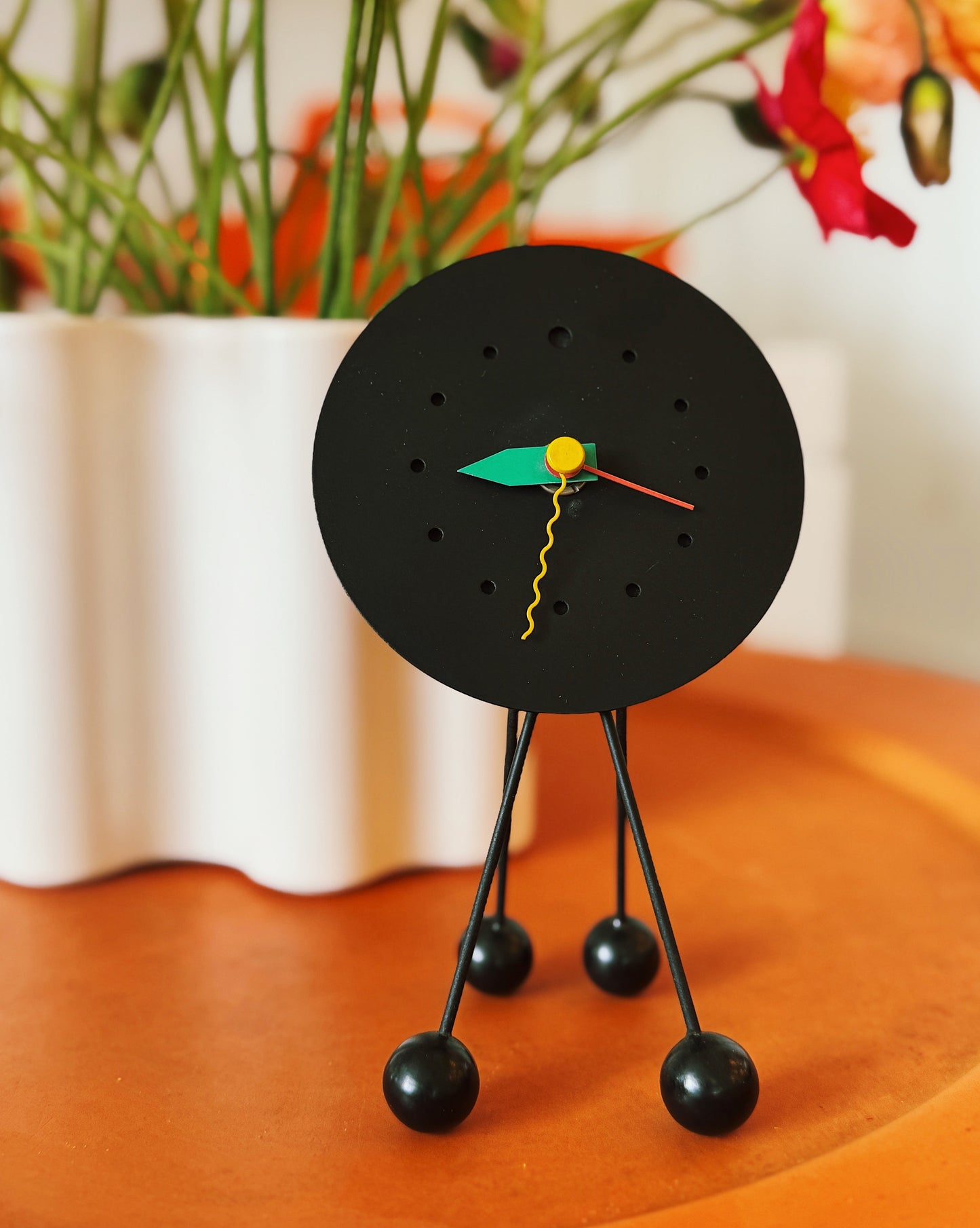 POST MODERN / 1980s Shohei Mihara desk clock by Wakita, JAPAN