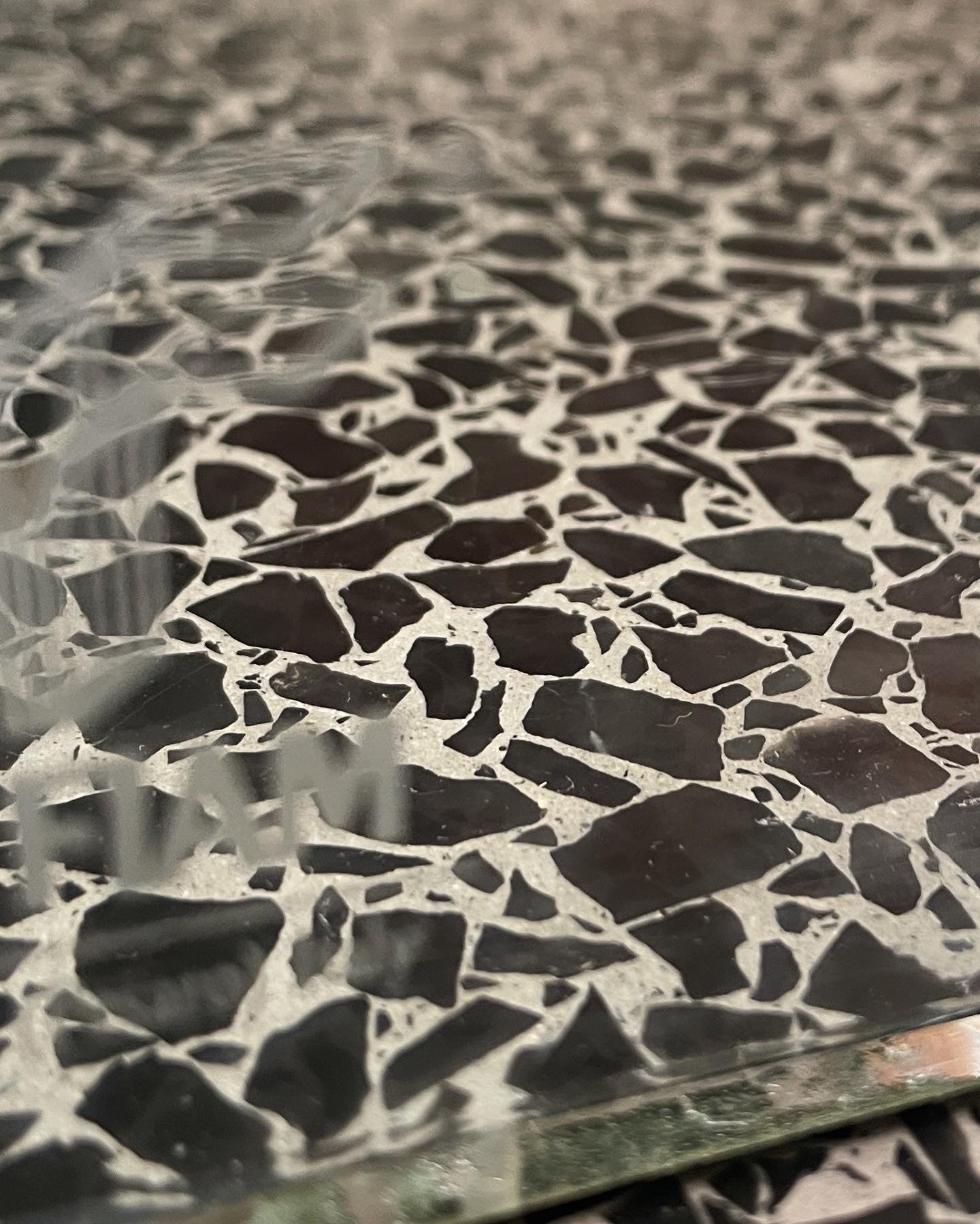 FIAM ITALIA / Ponte Waterfall Glass Coffee Table by Angelo Cortesi