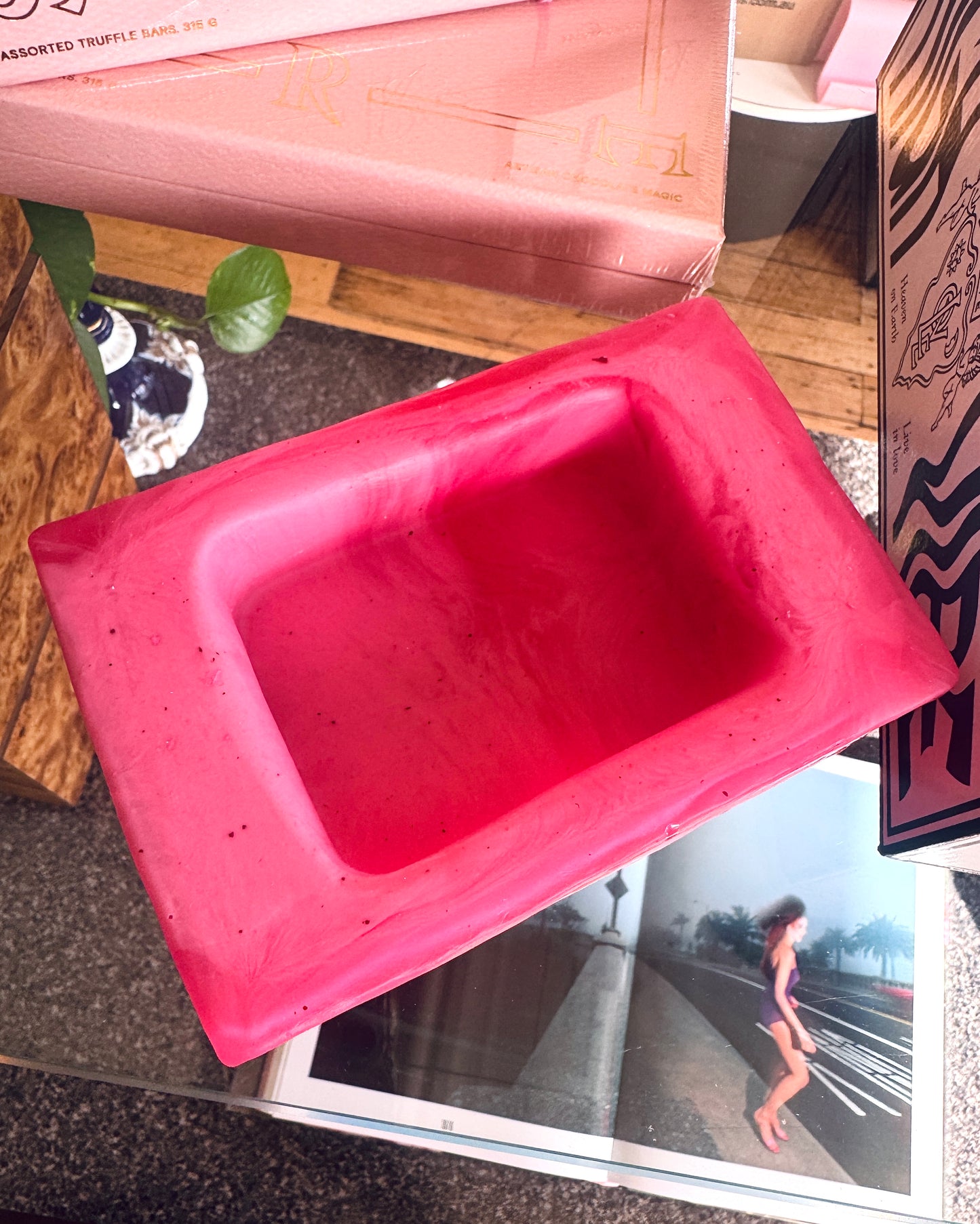 PRIMARY RESINWERKS / House Made Ikebana Vessel - Candy Pink