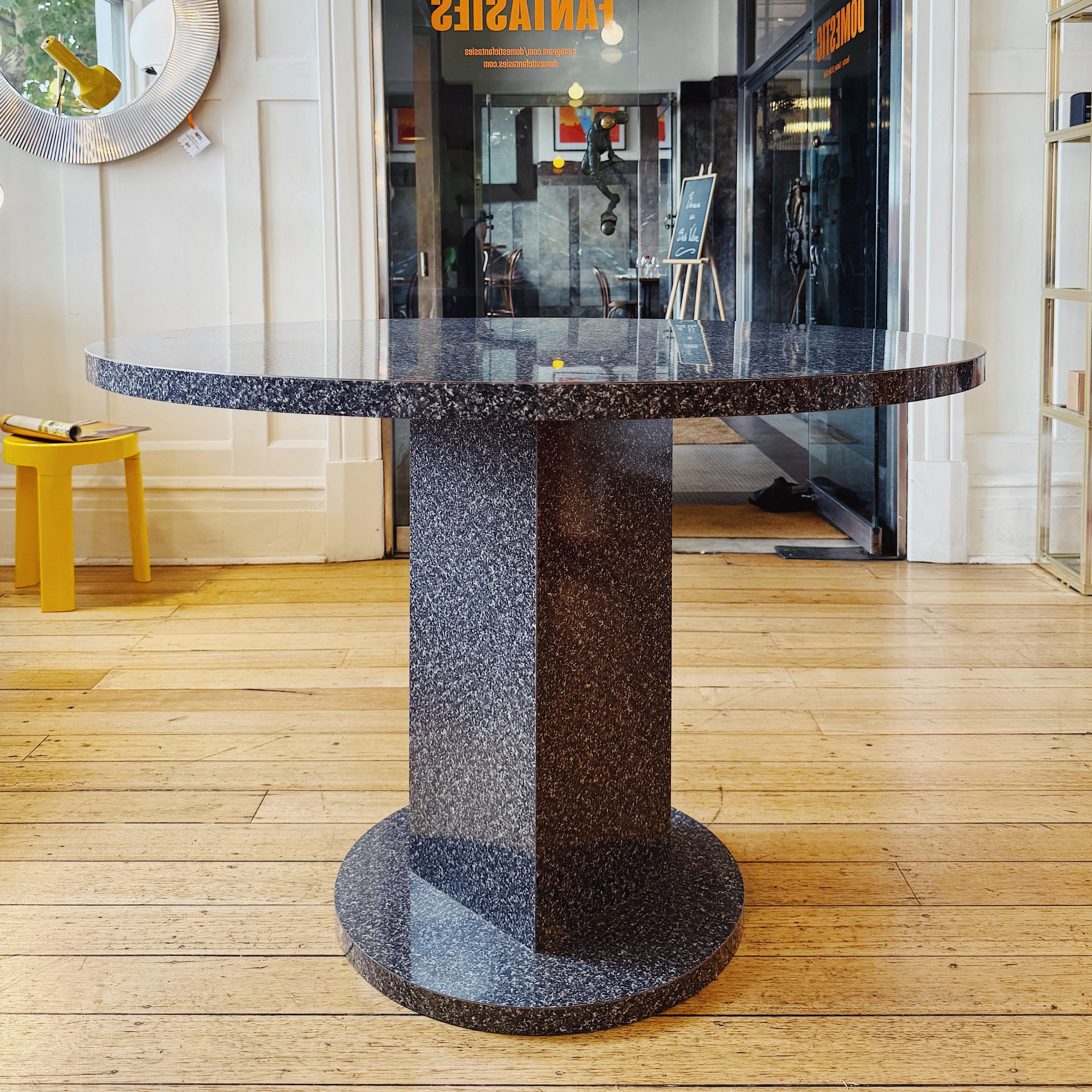 VINTAGE / Granite Dupe Laminate Dining Table – primary residence